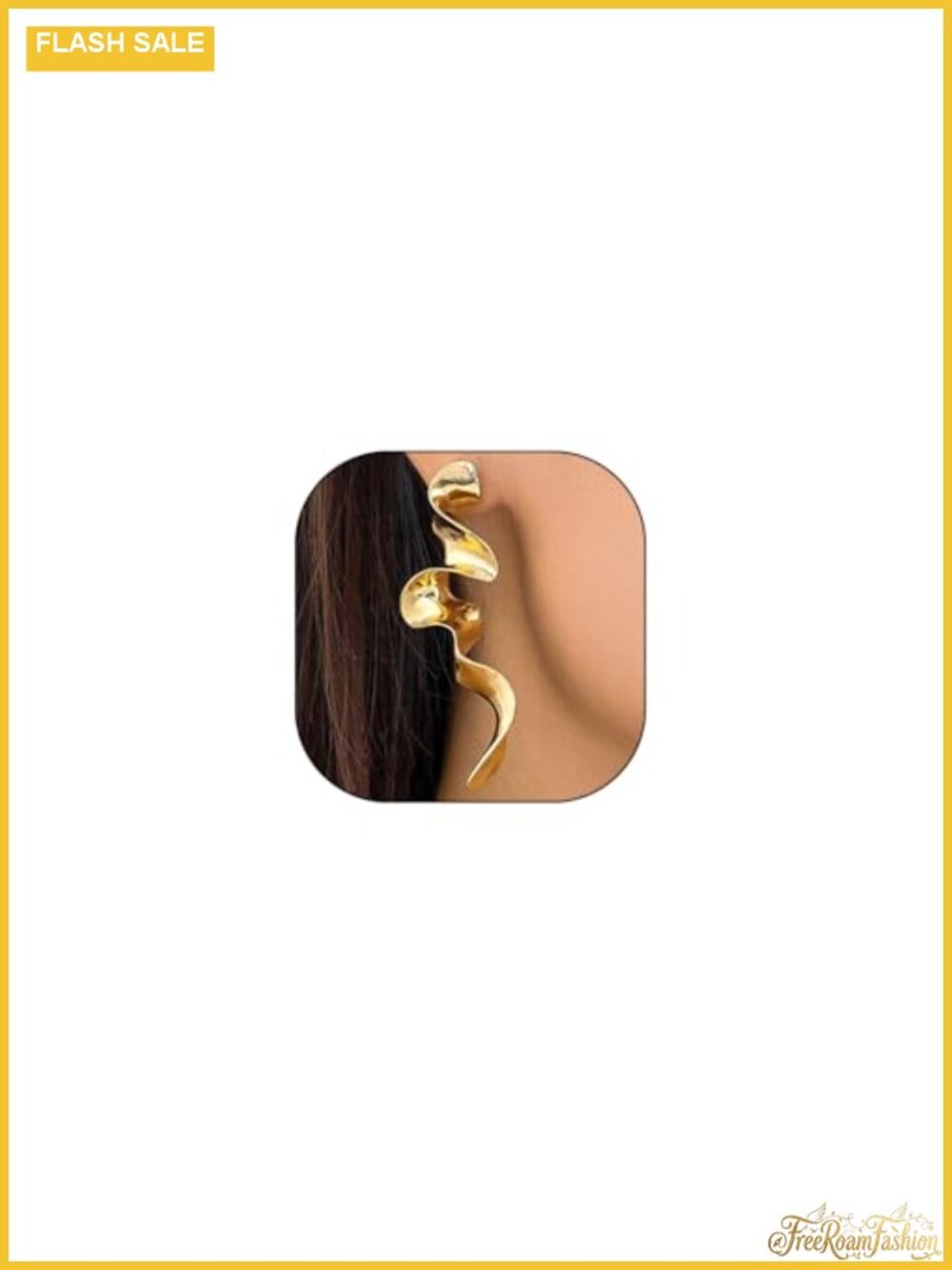 14K Gold Plated Irregular Geometric Dangle Earrings Boho Statement Jewelry Gift